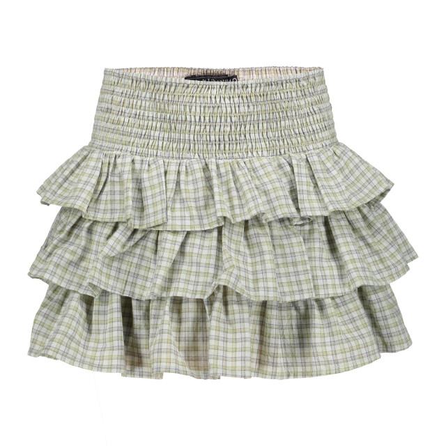 Frankie & Liberty Zomer skort ruffel meisjes groen geruit rosie FL25320 - 07 Checks - Rosie large