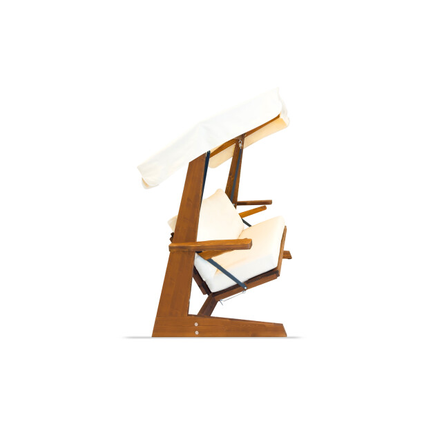 Westmann Viva 2400 houten 3-zits hollywood schommelbank beige 3174482 large