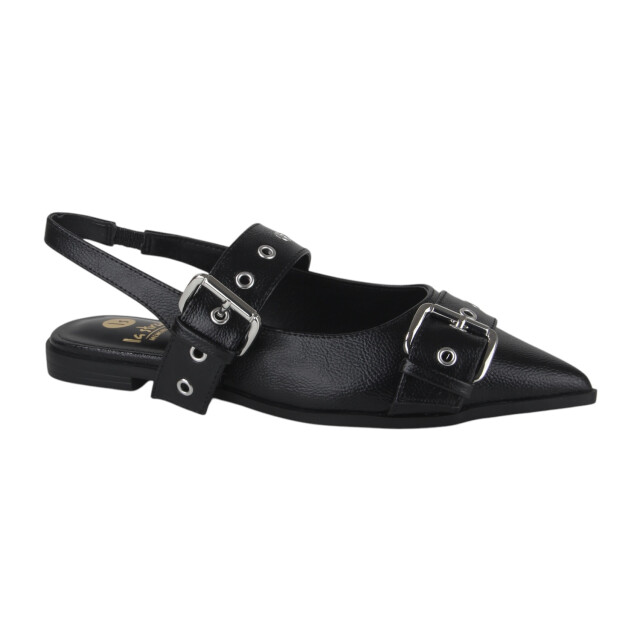 La Strada 2401899-1601 black dames instappers gekleed La Strada 2401899-1601 BLACK large