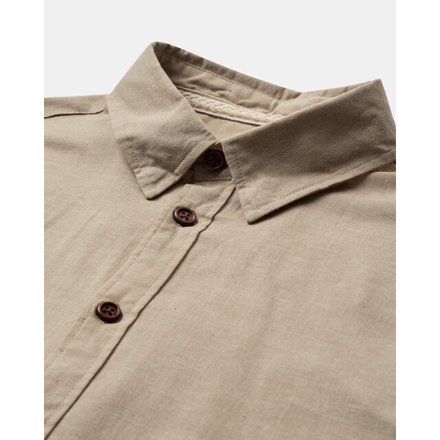 Anerkjendt 901935 akleifml/s cot/linen shirt 0536 feather grey 901935 large