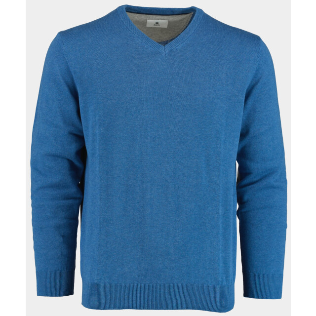 Bos Bright Blue Pullover cotton regular fit kobalt 518100cct-13/655 184802 large