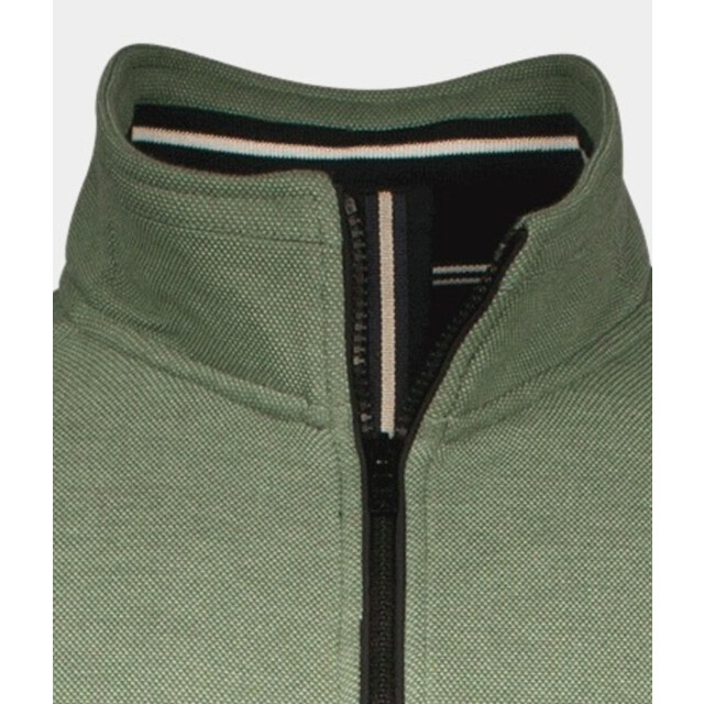 Baileys Vest sweat cardigan zip 2-tone ox 512258/74 188027 large