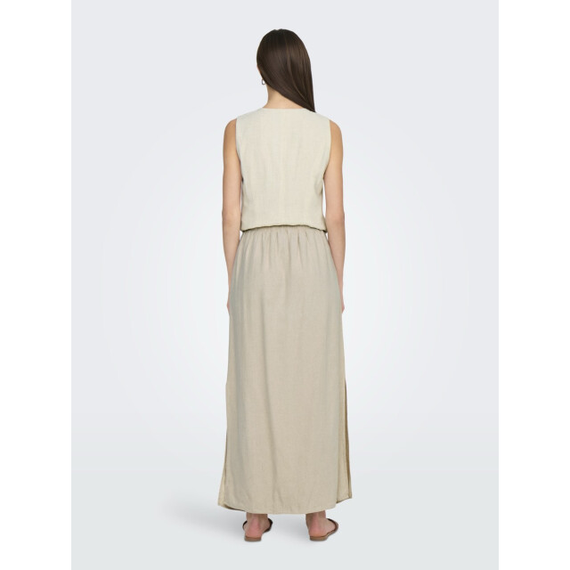 Jacqueline de Yong Jdysay mw maxi slit skirt wvn noos beige 4479.05.0002 large