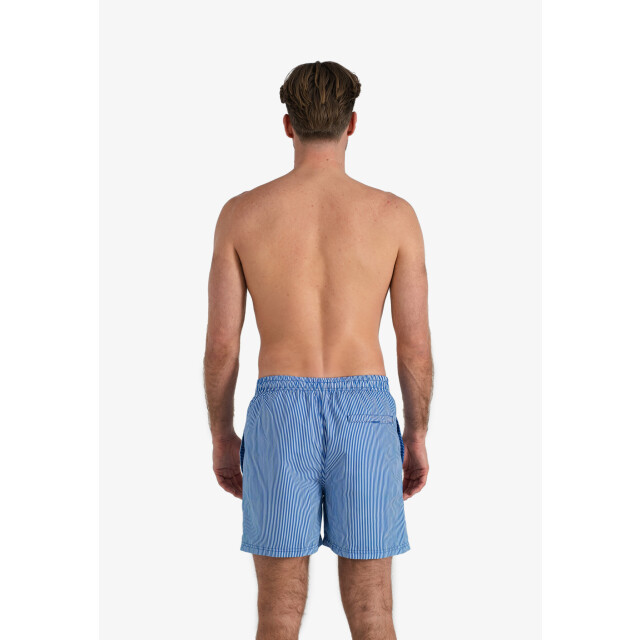 Happy Shorts Heren zwemshort blauw/wit gestreept HS-SW-1170 large