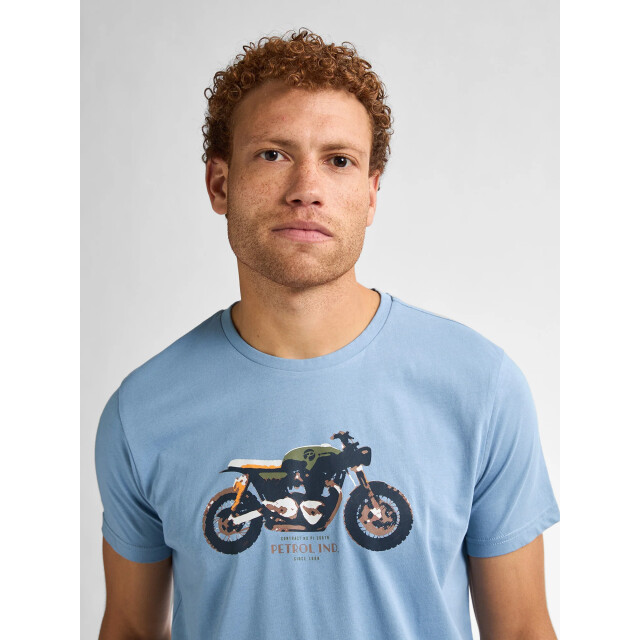 Petrol Industries Heren shirt- m-1050-tsr671 5187 pale blue Petrol M 1050 TSR671 5187PaleBlue large