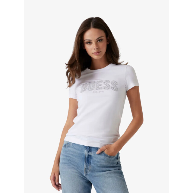 Guess Dames t-shirt logo lace W5GI04-J1314-G011 large