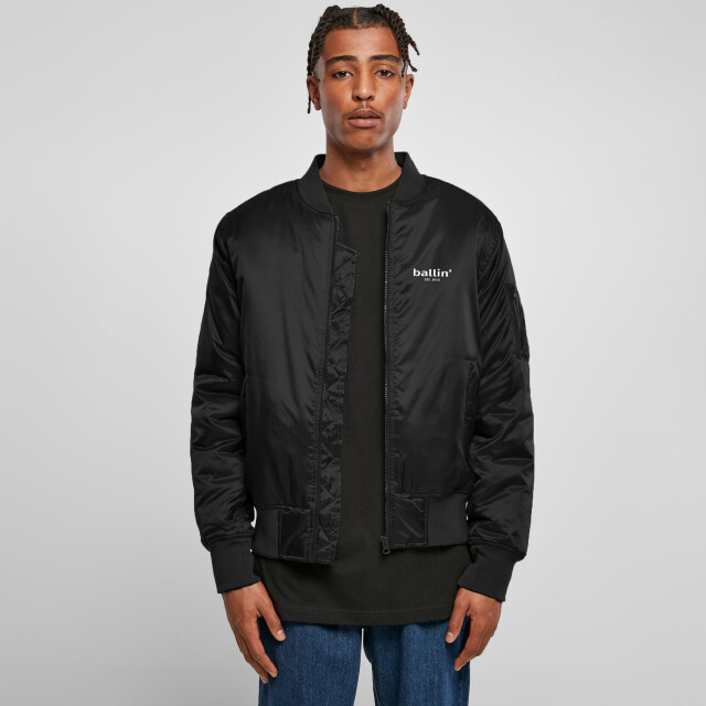 Ballin Est. 2013 Bomber jack BJ-H00051-BLK-S large