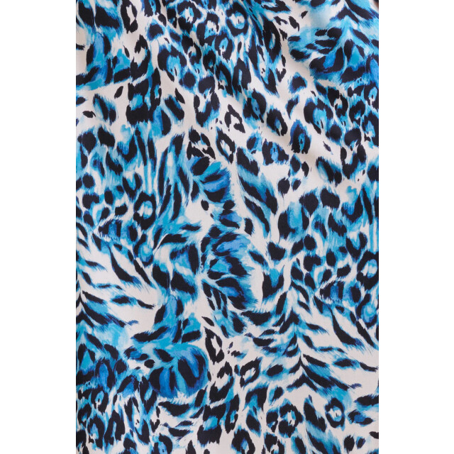 Smashed Lemon 24363 dames maxi te jurk met dieren print | white-light 24363-000-600 large