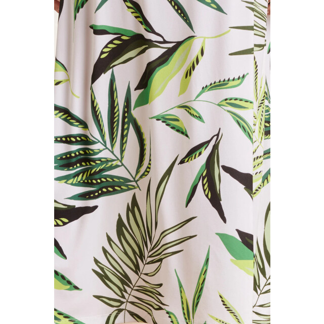 Smashed Lemon 24373 dames maxi jurk zonder mouwenallover bladeren 24373-530-010 large
