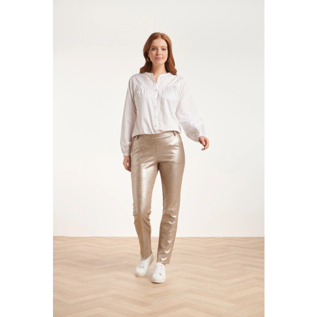 Smashed Lemon 24734 suedine broek | 24734-020-XXL large