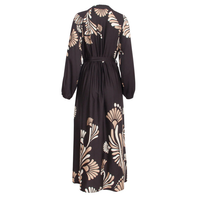 Smashed Lemon 24532 maxi jurk met grafische botanische print | 24532-999-720 large