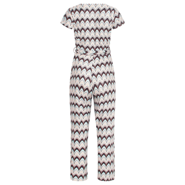 Smashed Lemon 24427 zachte stretch grafische print zomer jumpsuit | 24427-998-XS large