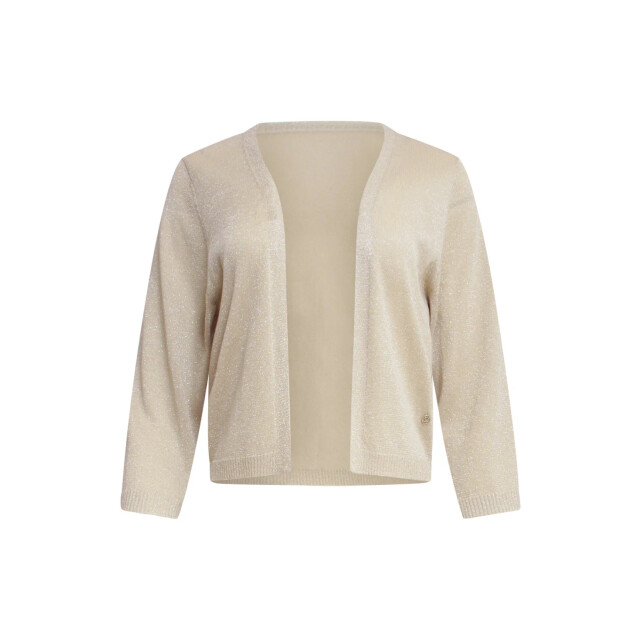 Smashed Lemon 25105 e lurex gebreide bolero | 25105-720-3XL large