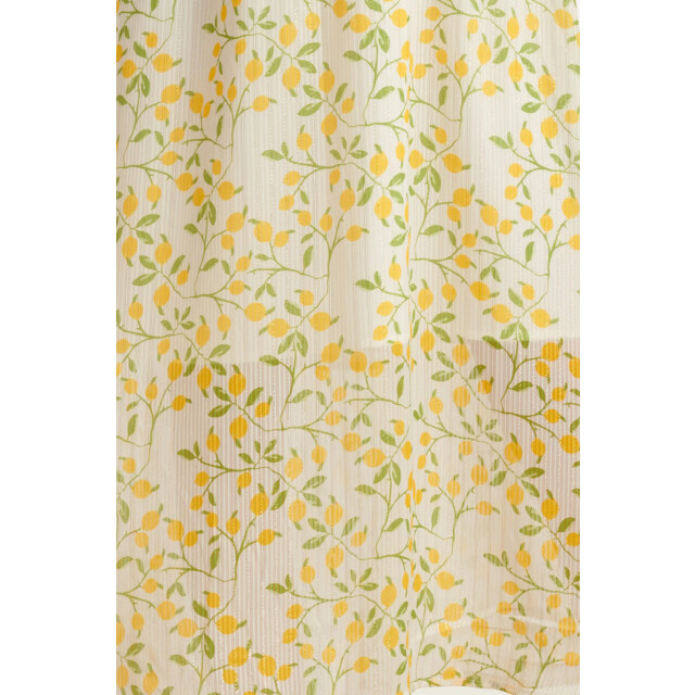 Smashed Lemon 25012 chiffon top met frilly mouwencitroenprint | 25012-000-998 large