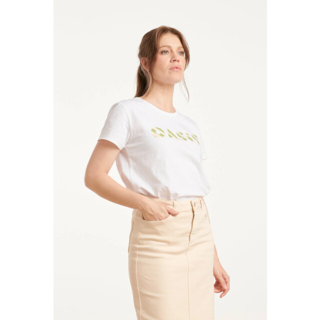 Smashed Lemon 25225 te katoenen t-shirt met oasis print | 25225-000-998 large