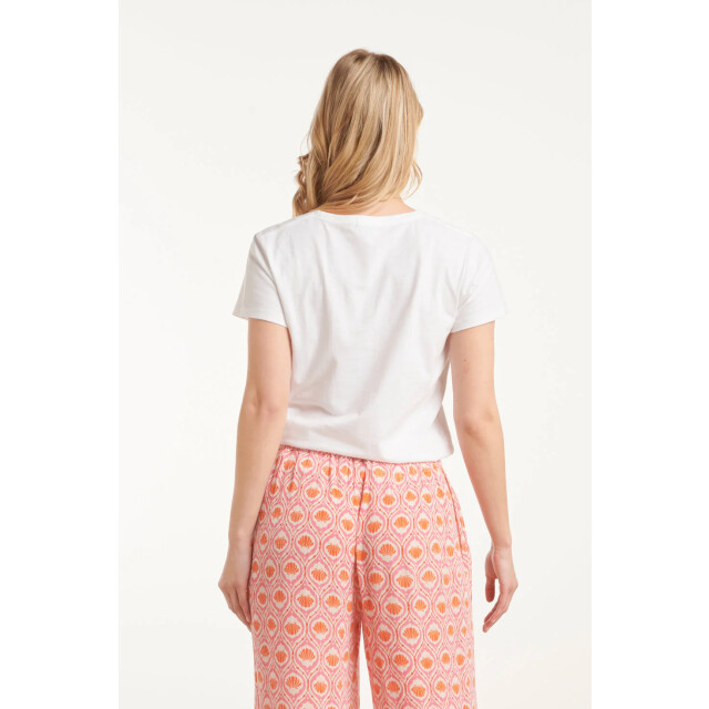 Smashed Lemon 25231 te katoenen t-shirt met tres chic opdrukperzik | 25231-000-998 large