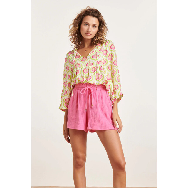 Smashed Lemon 24336 retro bedrukte top | 24336-000-998 large
