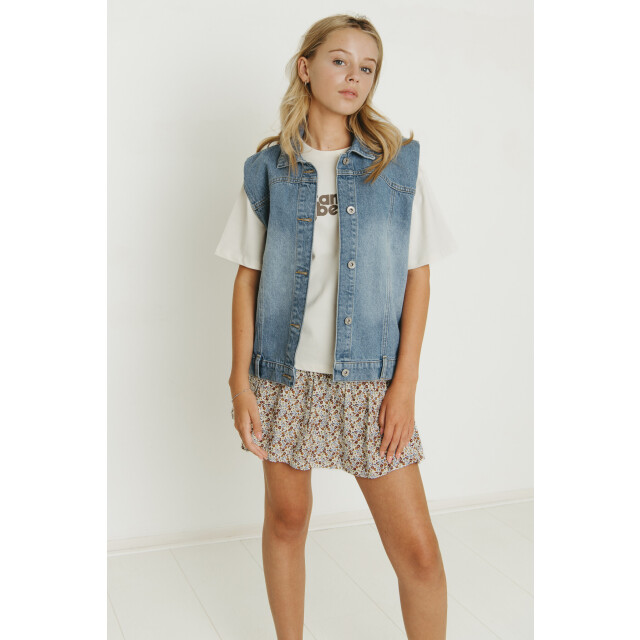 Frankie & Liberty Zomer skort meisjes multi bloemenprint riona FL25319 - N987 Flower Print - Riona large
