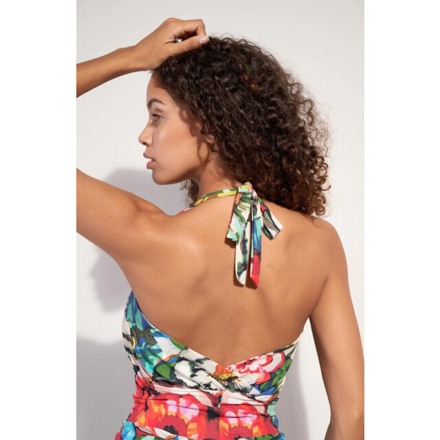Pain De Sucre Flower print rona strandjurk 9872804118869 large