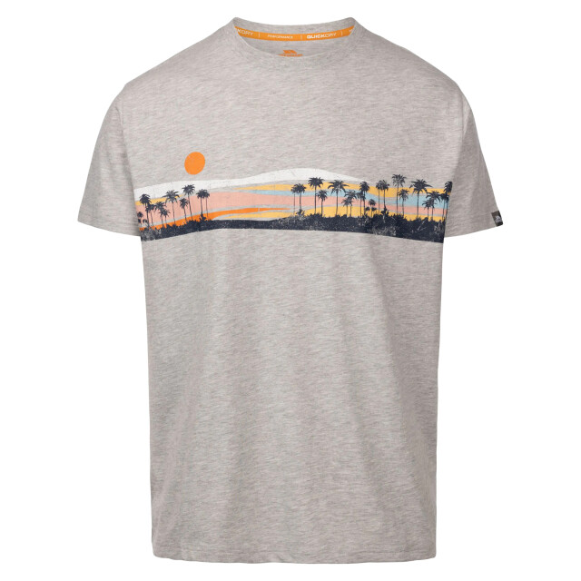 Trespass Heren bedrukt casual t-shirt UTTP6967_greymarl large