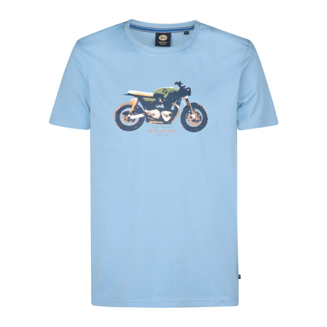 Petrol Industries Heren shirt- m-1050-tsr671 5187 pale blue Petrol M 1050 TSR671 5187PaleBlue large
