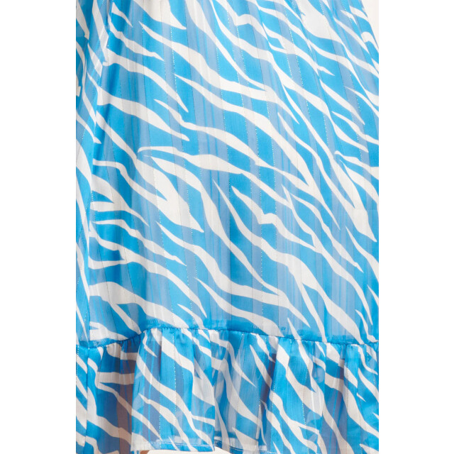 Smashed Lemon 24333 kort zomers jurkje met helder animal print | 24333-000-630 large
