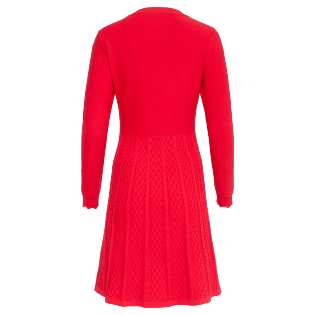 Smashed Lemon 23827 ronde hals jurk met uitlopende rok | 23827-450-L large