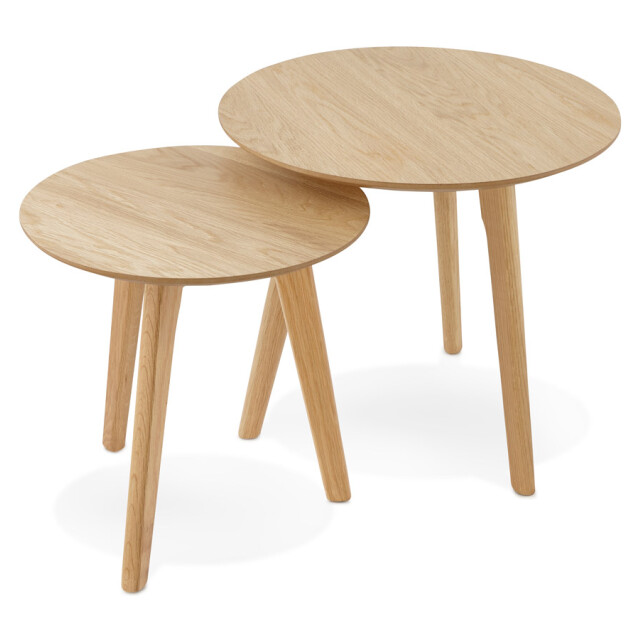 Alterego Ronde bijzettafels gaby 50x50x45 cm 2949643 large