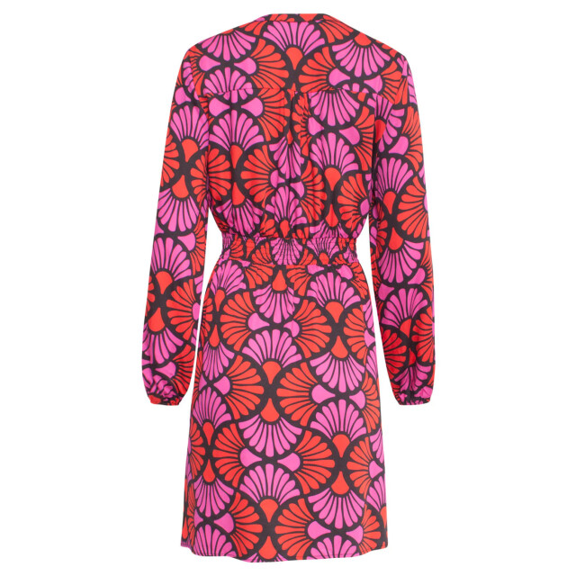 Smashed Lemon 24515 --fuchsia gedrukte korte jurk | 24515-999-998 large