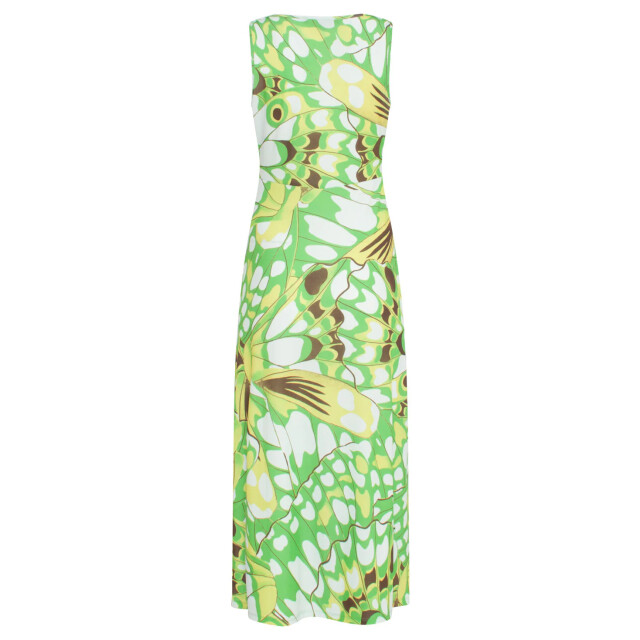 Smashed Lemon 24368 dames maxi jurk met allover vlinder print | 24368-530-998 large