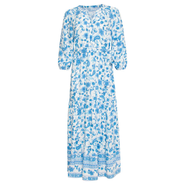 Smashed Lemon 24314 prachtige bloemen paisley maxi jurk | 24314-000-625 large