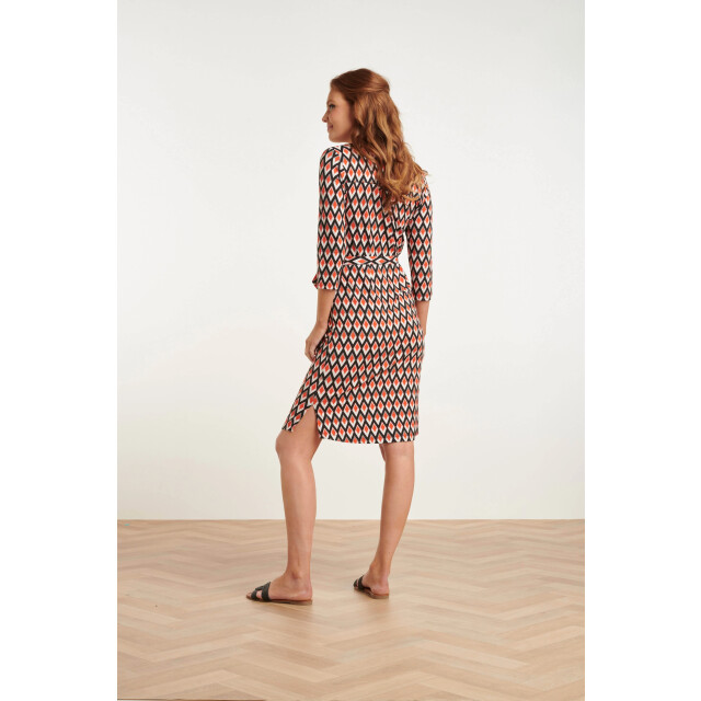 Smashed Lemon 24433-998 grafisch bedrukte zomerjurk | 24433-998-3XL large