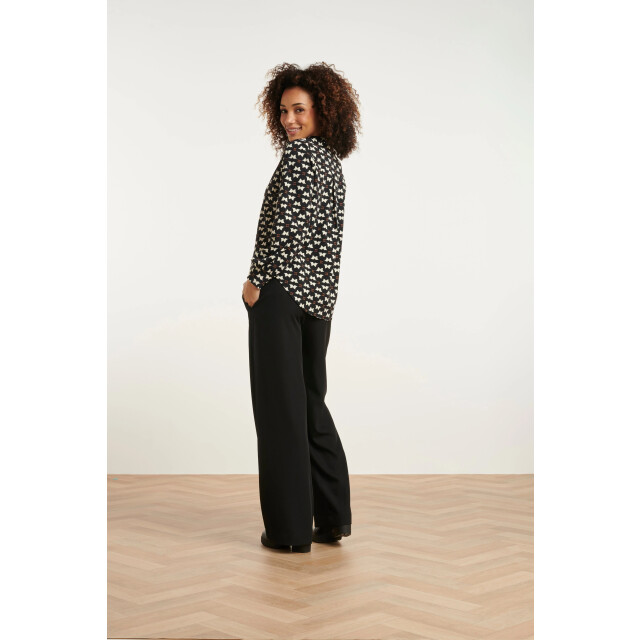 Smashed Lemon 24820 grafisch geprint travel kwaliteit blouse | 24820-999-720 large