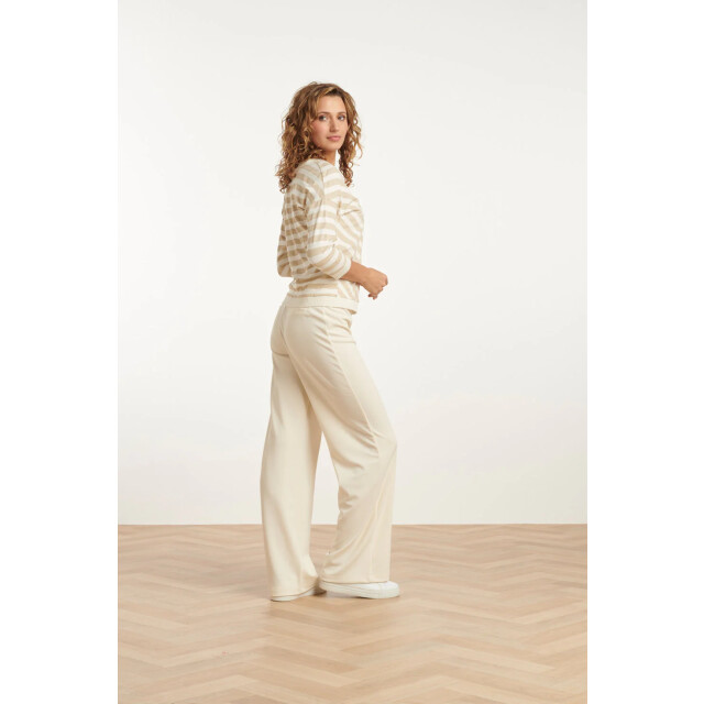 Smashed Lemon 25180 off white top met chevron streepprint | off 25180-010-025 large