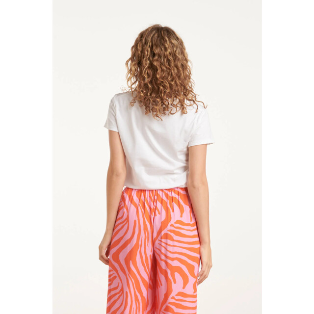 Smashed Lemon 25228 te katoenen t-shirt met geborduurd lemon print | 25228-000-998 large