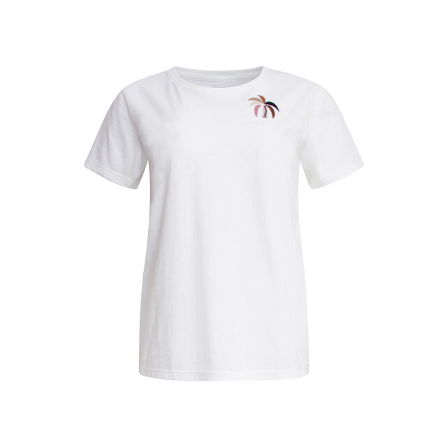 Smashed Lemon 25230 te katoenen t-shirt met palmprintmauve e hues | 25230-000-998 large