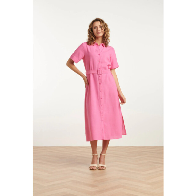 Smashed Lemon 25150 linnen shirtjurk | 25150-420-L large