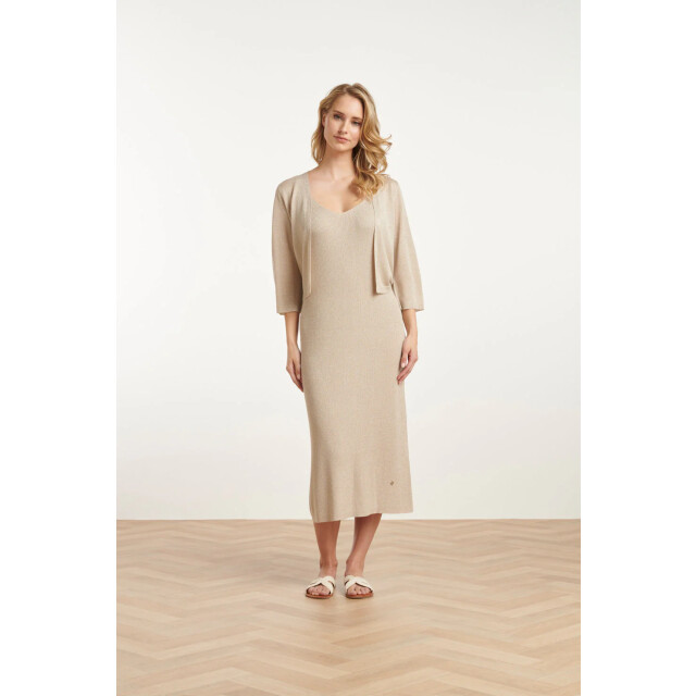 Smashed Lemon 25105 e lurex gebreide bolero | 25105-720-3XL large