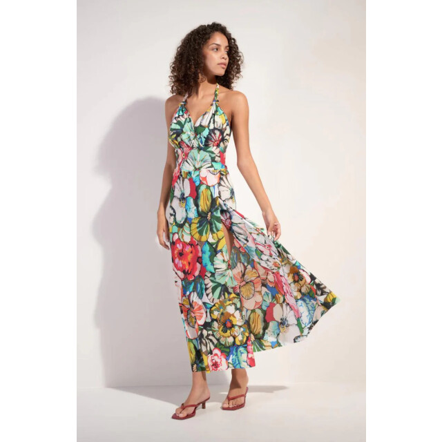 Pain De Sucre Flower print rona strandjurk 9872804118869 large
