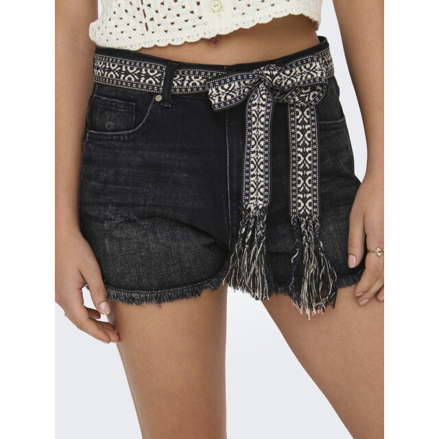 Only Onlrobyn ex hw st vintage dnm short black denim 4150.81.0001 large