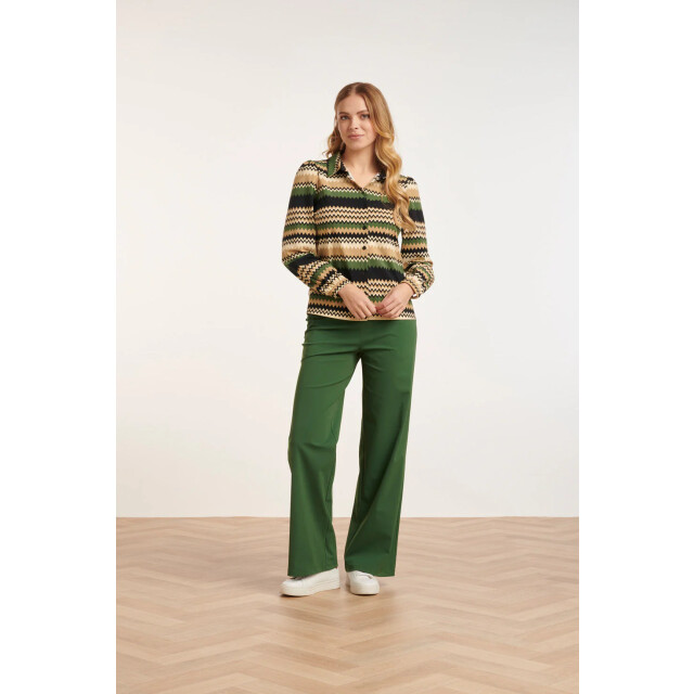 Smashed Lemon 24718 zigzag geprinte blousetravel kwaliteit | 24718-720-998 large