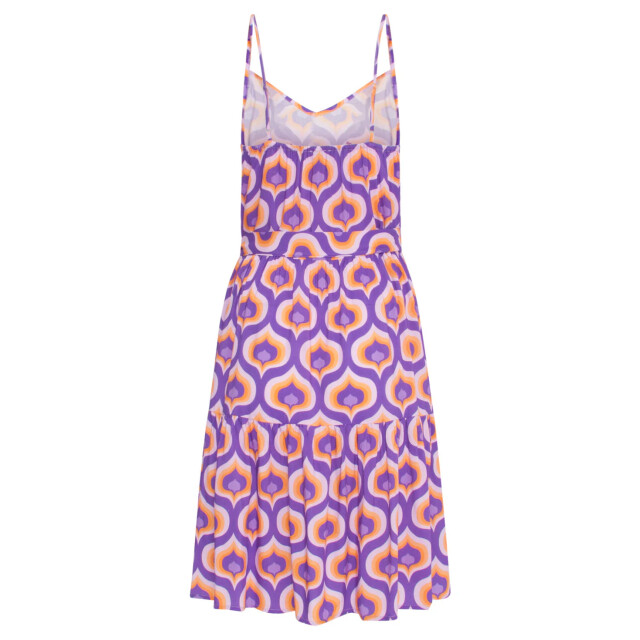 Smashed Lemon 24337 retro bedrukte spaghettiband jurk | 24337-380-998 large