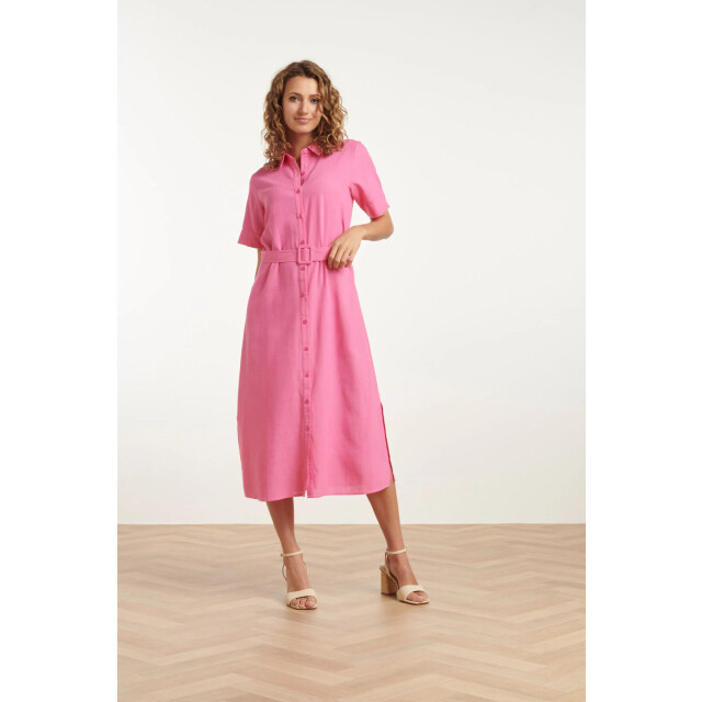 Smashed Lemon 25150 linnen shirtjurk | 25150-420-L large