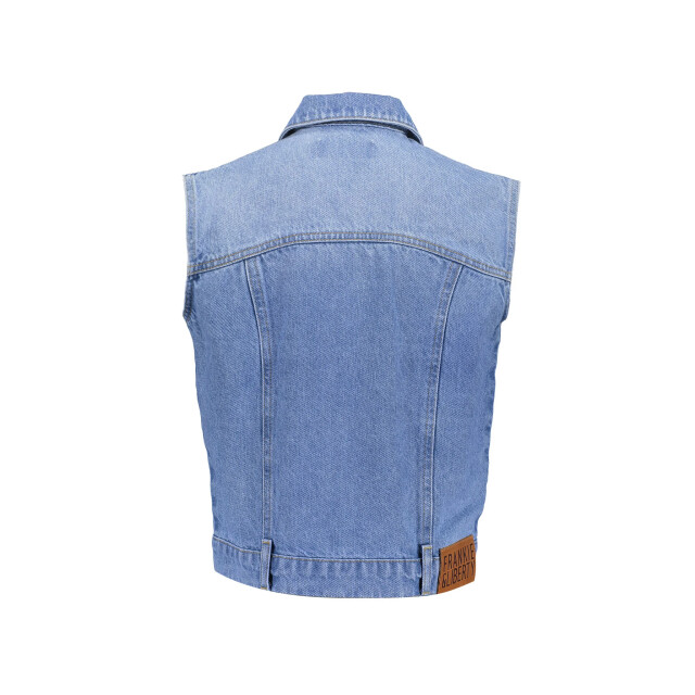 Frankie & Liberty Zomer bodywarmer meisjes jeans rimona FL25301 - Blue Denim - Rimona large
