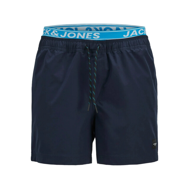 Jack & Jones Heren plus size zwemshort jpstmaui jjswim dubbele waistband 12278712-Navy Blazer large