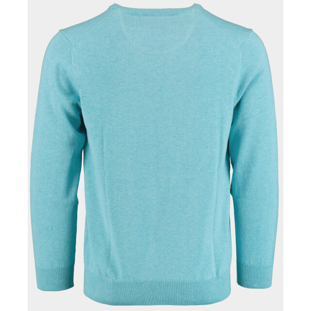 Bos Bright Blue Pullover cotton regular fit aqua 518100cct-13/965 184804 large