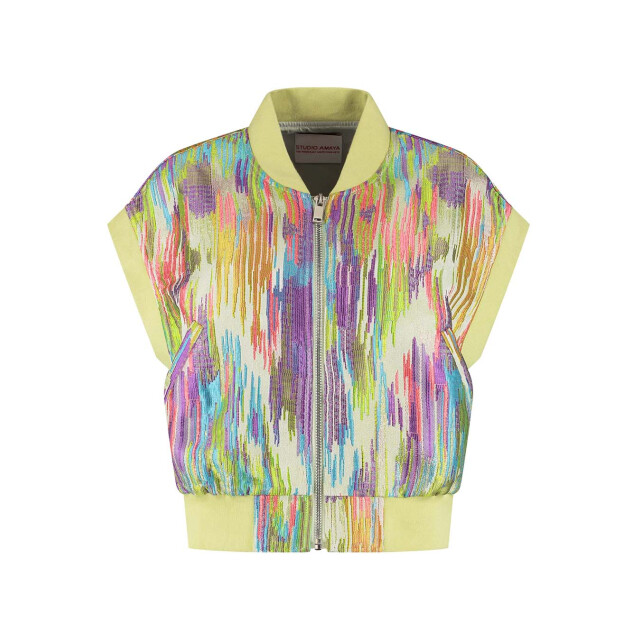 Studio Amaya Eef bomber gilet multi our 9421054280008 large