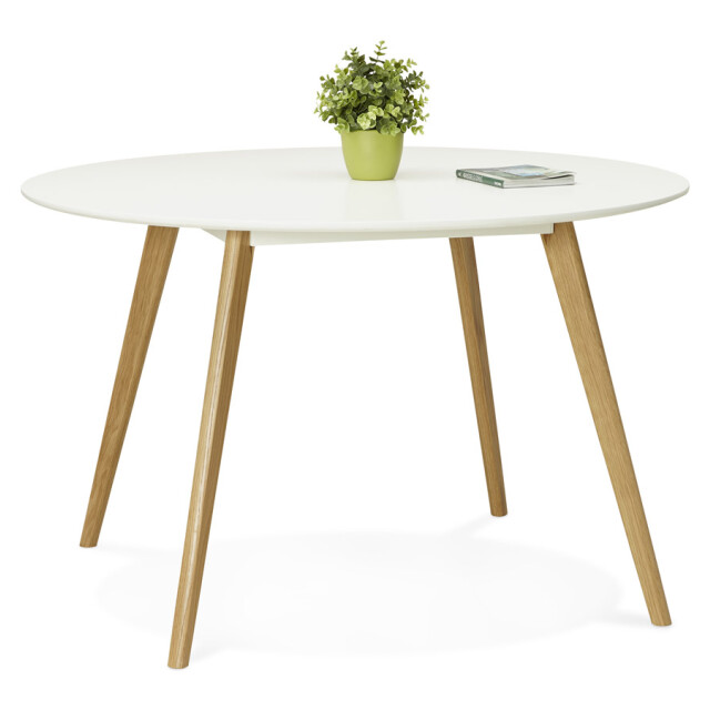 Alterego Amy ronde keukentafel 120x120x75 cm 3064926 large