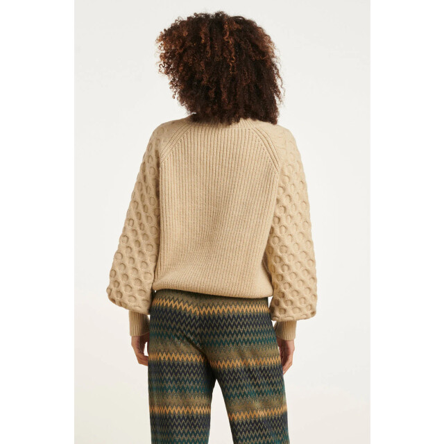Smashed Lemon 24784 oversized trui met v-hals | 24784-720-S large