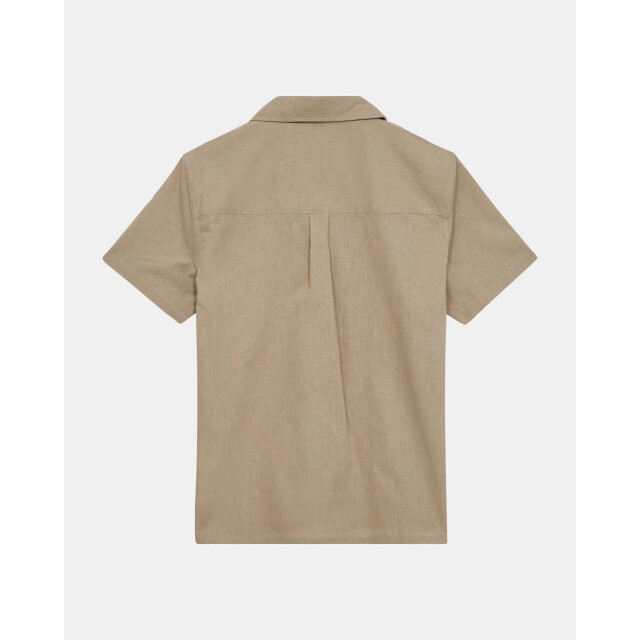 Anerkjendt 901934 akleo s/s cot.linen shirt 0536 feather grey 901934 large